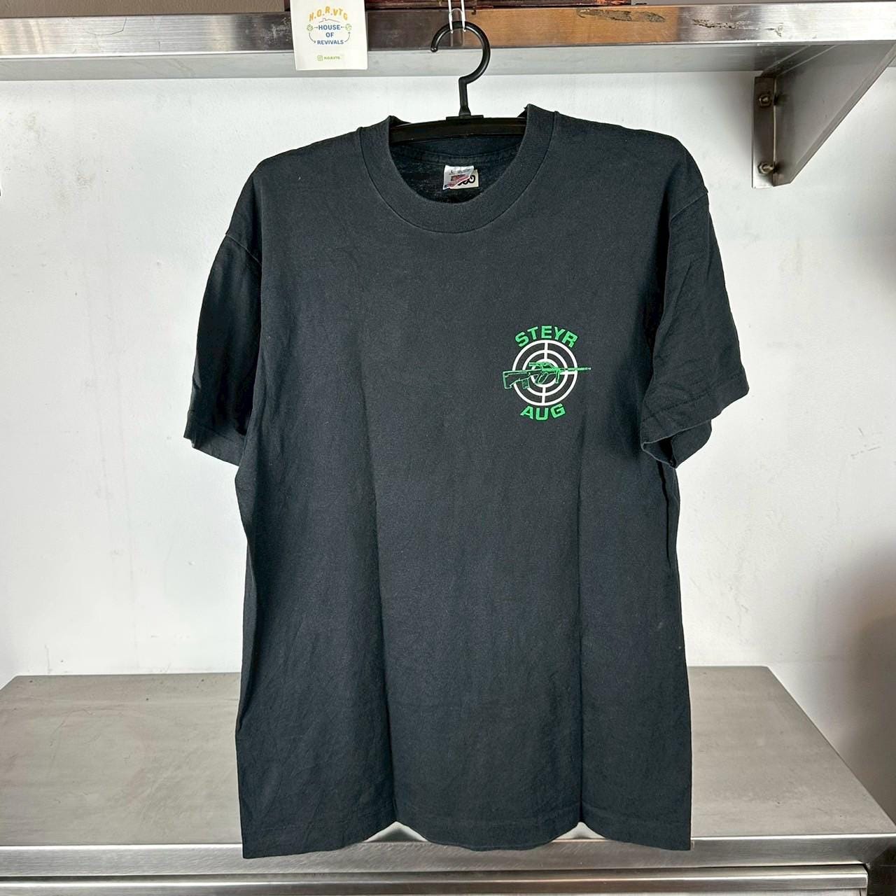 Vintage 90s Steyr AUG Assault Rifle Machine Gun Large Single Stitch T Shirt Graphic Tee – Easygoing Wear · Top Pick For Any Outfit