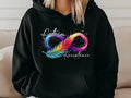 Autism Acceptance Sweatshirt Neurodiversity Matters Shirt Infinity Inclusion Shirt Embrace Differences Hoodie Celebrate Uniqueness Tee Hoodie – Feel-Good Design · High-Quality Print