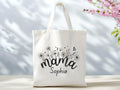 Custom Floral Mama Tote Bag Personalized Mom Tote Bag Wildflowers Tote Bag Mother39s Day Gift New Mom Gift Baby Shower Gift Mommy Bag Tote Bag – Bold Style · High-Quality Print