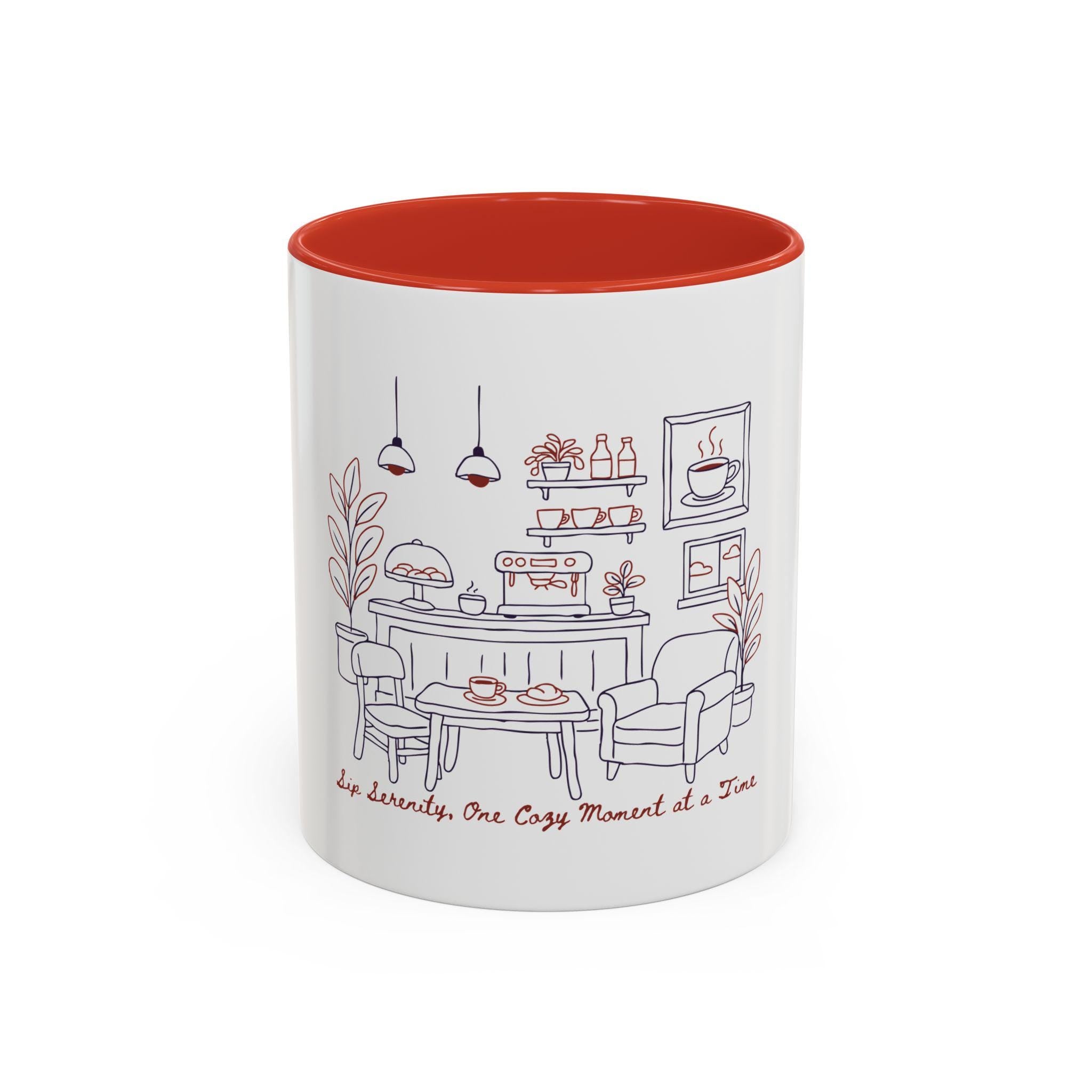 Sip Serenity One Cozy Moment at a Time Coffee Mug Cozy Home Coffee Mug Perfect Gift for Coffee Lovers Tea Time Housewarming Gift Graphic Tee – Cozy Vibes · Perfect For Daily Wear