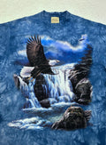 Vintage 2000s Y2K The Mountain Bald Eagle Tie Dye All Over Print T Shirt XL NEW Graphic Tee – Fan Favorite · High-Quality Print