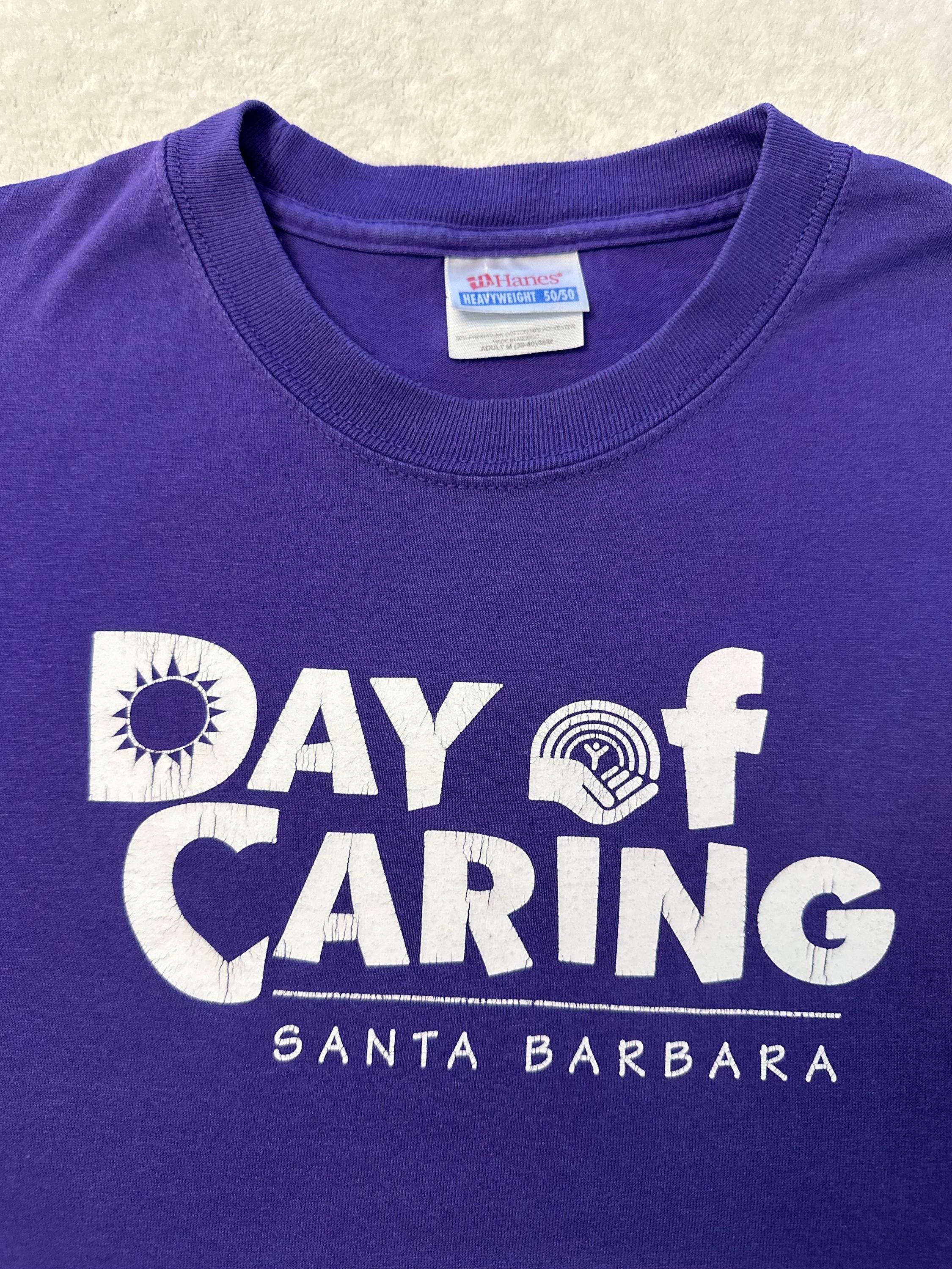 Vintage 2000s Y2K Day Of Caring Santa Barbara County California Event T Shirt M Graphic Tee – Soft Feel · Great Gift For Fans