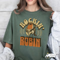 Rockin39 Robin Shirt Retro Bird Graphic Tee Funny Music Lover Gift Vintage Style Wildlife Shirt Unisex Graphic Tee – Feel-Good Design · Great Gift For Fans