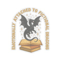 Fictional Dragon Kiss Cut Stickers Perfect for Book Lovers Fantasy Fans Journals Laptops Gifts Graphic Tee – Soft Feel · High-Quality Print