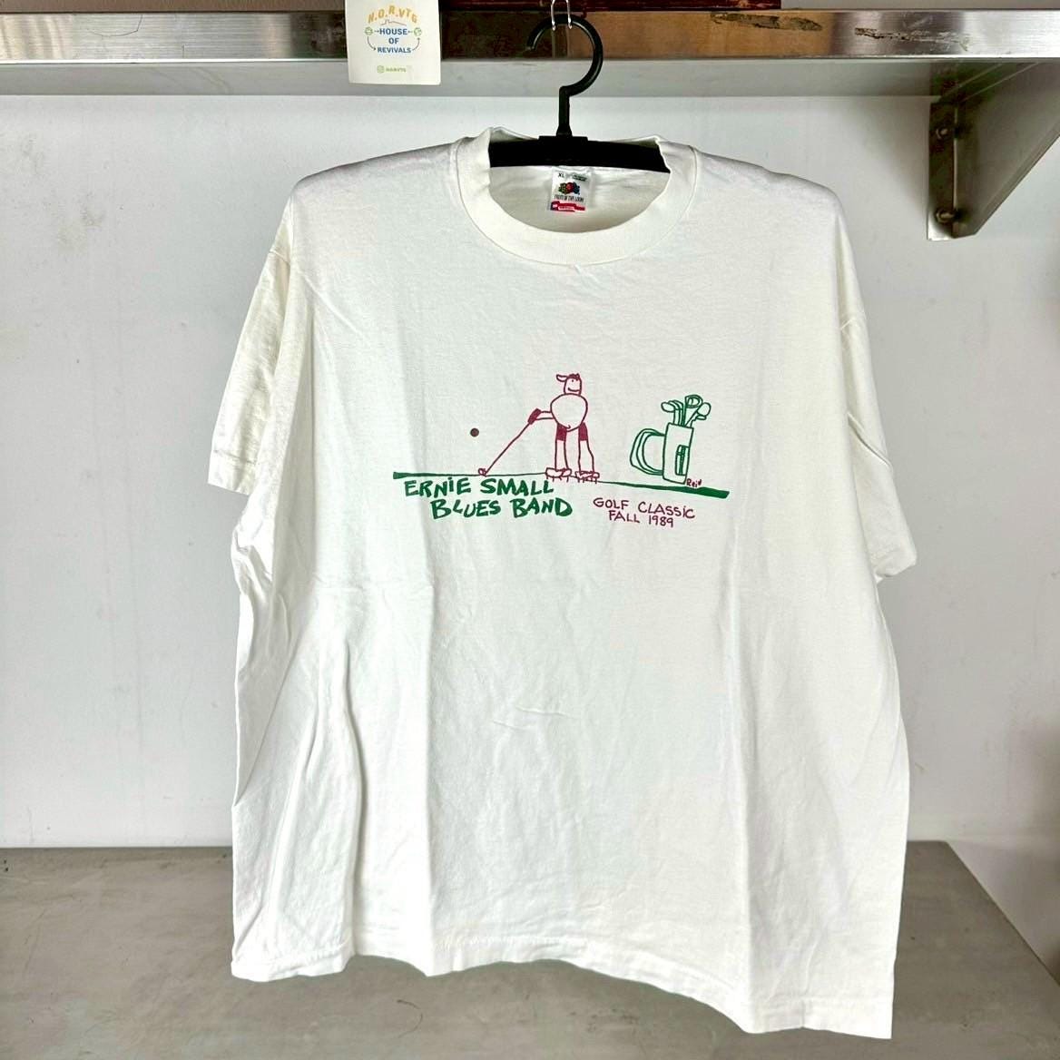 Vintage 1989 Golf Classic Doodle Drawing Art XL Single Stitch T shirt Graphic Tee – Soft Feel · Must-Have Style
