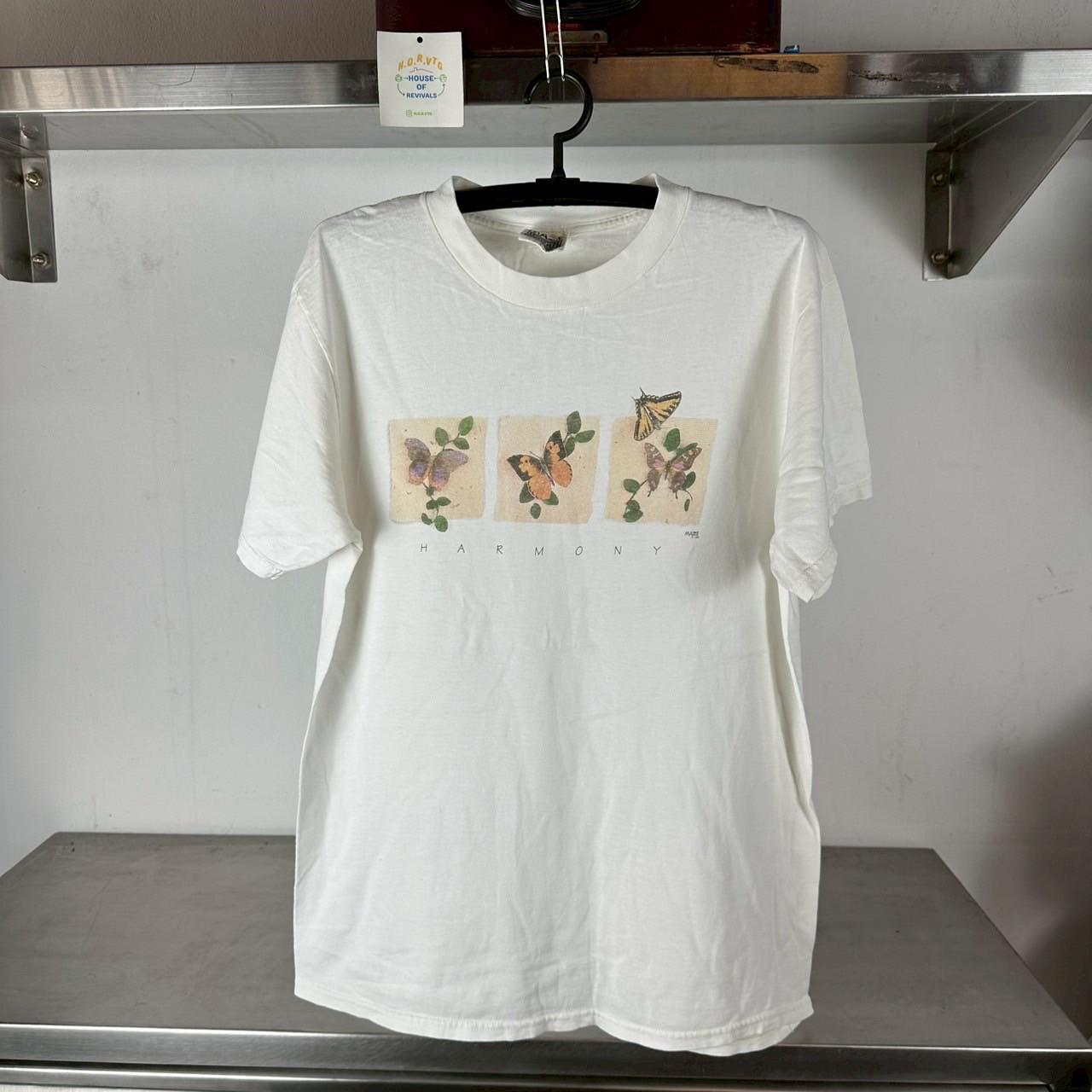 Vintage 90s Harmony Butterflies Nature Artwork T shirt Art T Shirts Artwork Graphic T Shirts Graphic Tee – Easygoing Wear · High-Quality Print