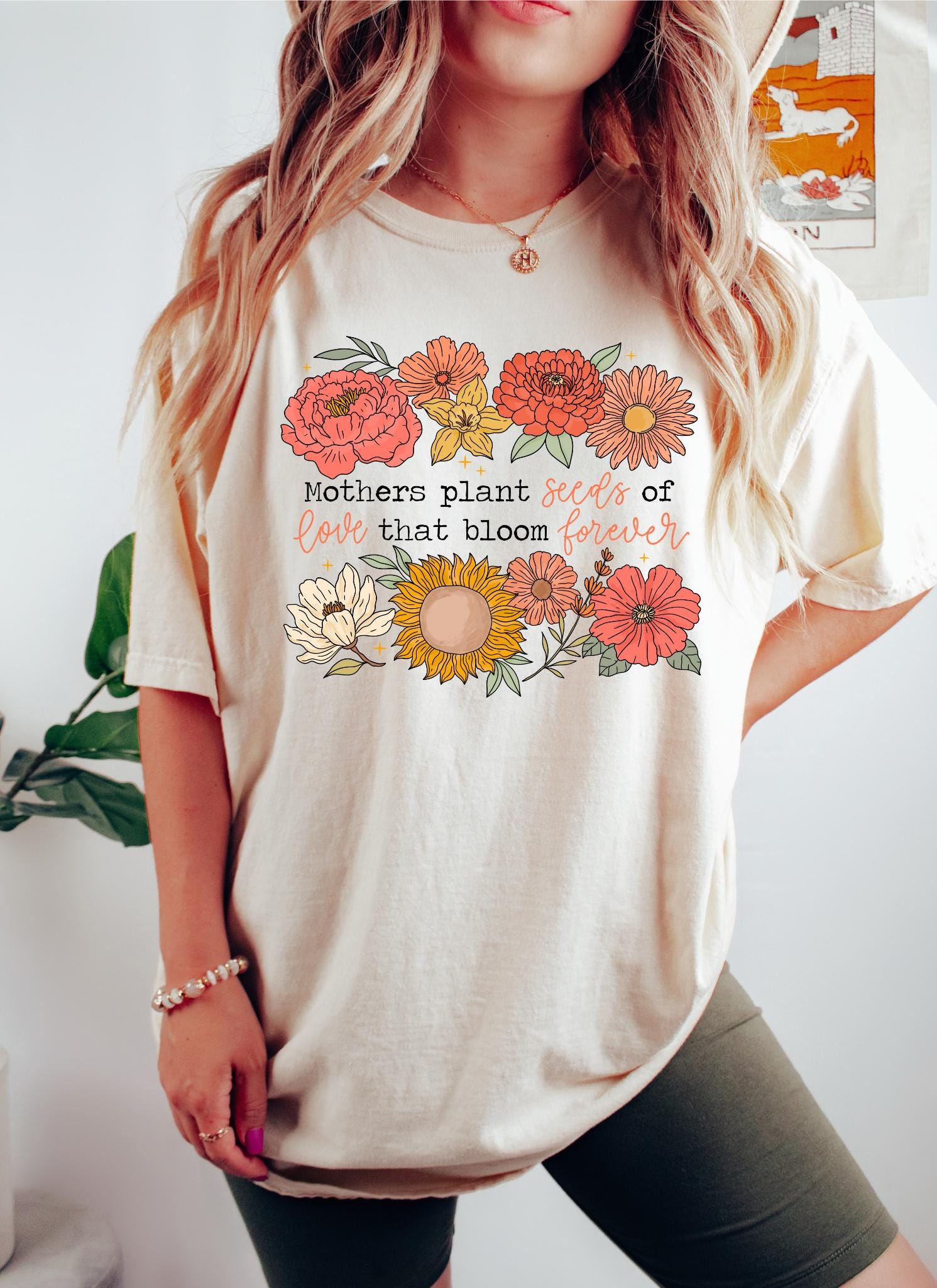 Mothers Plant Seeds of Love Shirt Mom Life ShirtMother39s Day GiftGift for Mom Mom GiftGift for herCute T shirt for mom Graphic Tee – Feel-Good Design · Perfect For Daily Wear