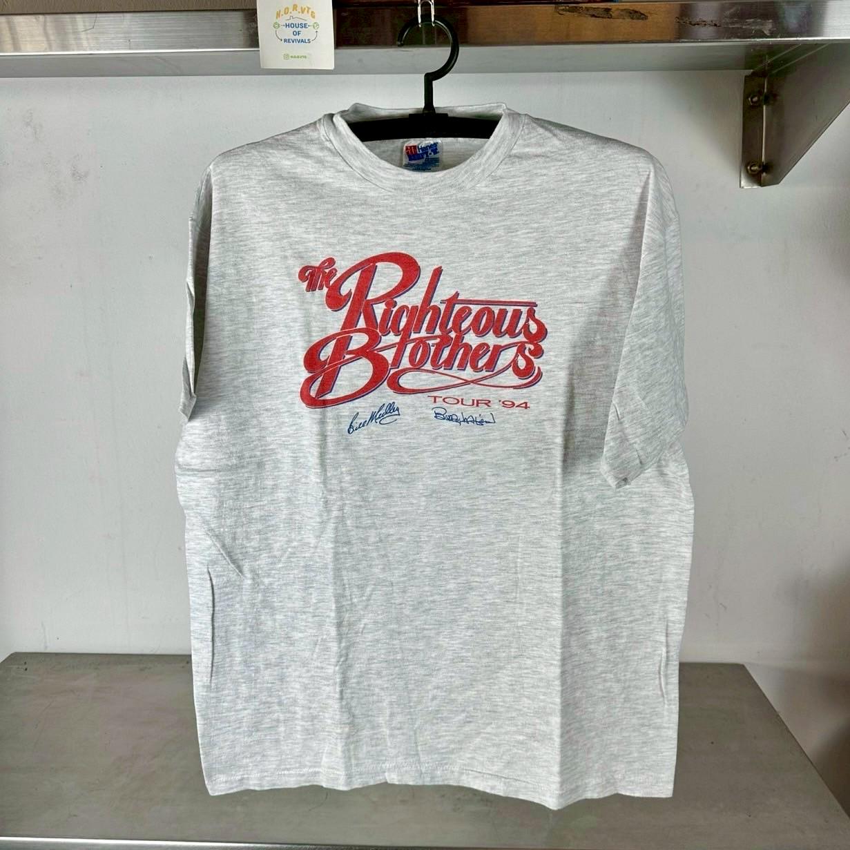 Vintage 1984 The Righteous Brothers Tour Music Duo Large single stitch T shirt Graphic Tee – Cozy Vibes · Top Pick For Any Outfit