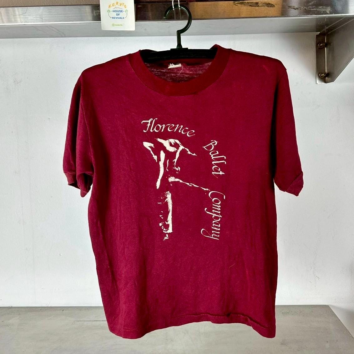 Vintage 80s Shut Up and Dance Florence Ballet Company Promo Single Stitch Medium T shirt Graphic Tee – Bold Style · Top Pick For Any Outfit
