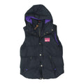 Superdry Womens Puffer Gilet Vintage Navy Blue Designer Hooded Padded Jacket Graphic Tee – Cozy Vibes · Great Gift For Fans