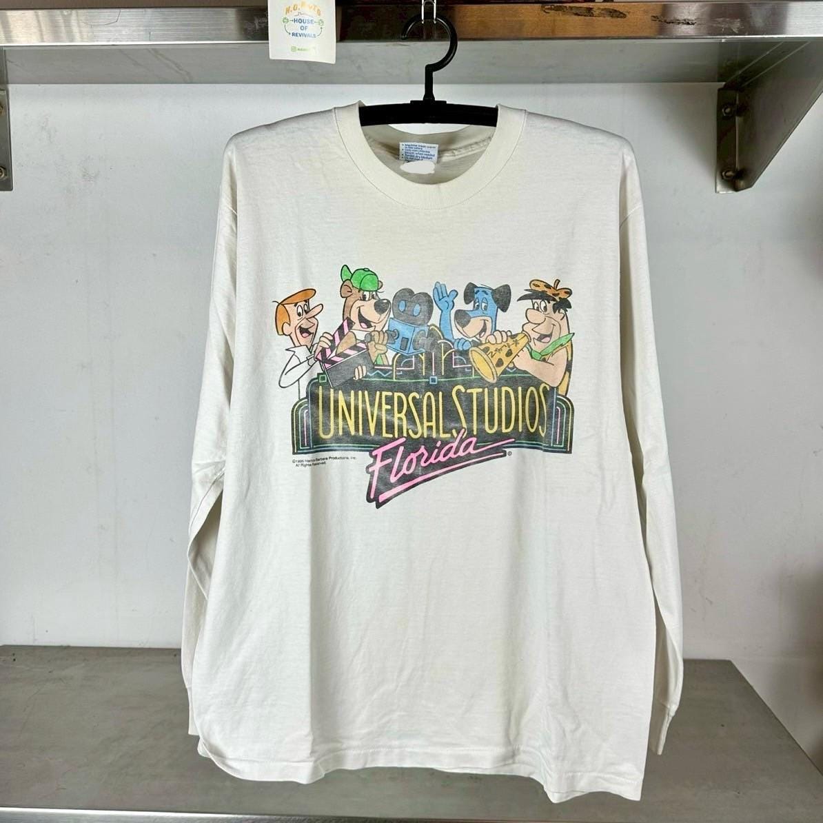Vintage 1995 Universal Studios Hanna Barbera Cartoon Long Sleeves T shirt Vintage Movies Tees Universal Studios Tshirts Graphic Tee – Everyday Comfort · High-Quality Print