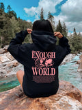 You Are Enough For The World Hoodie Motivational Sweatshirt Mental Healt Sweater Inspirational Hoodie Cute Hoodie for her Women Hoodie Hoodie – Feel-Good Design · Perfect For Daily Wear