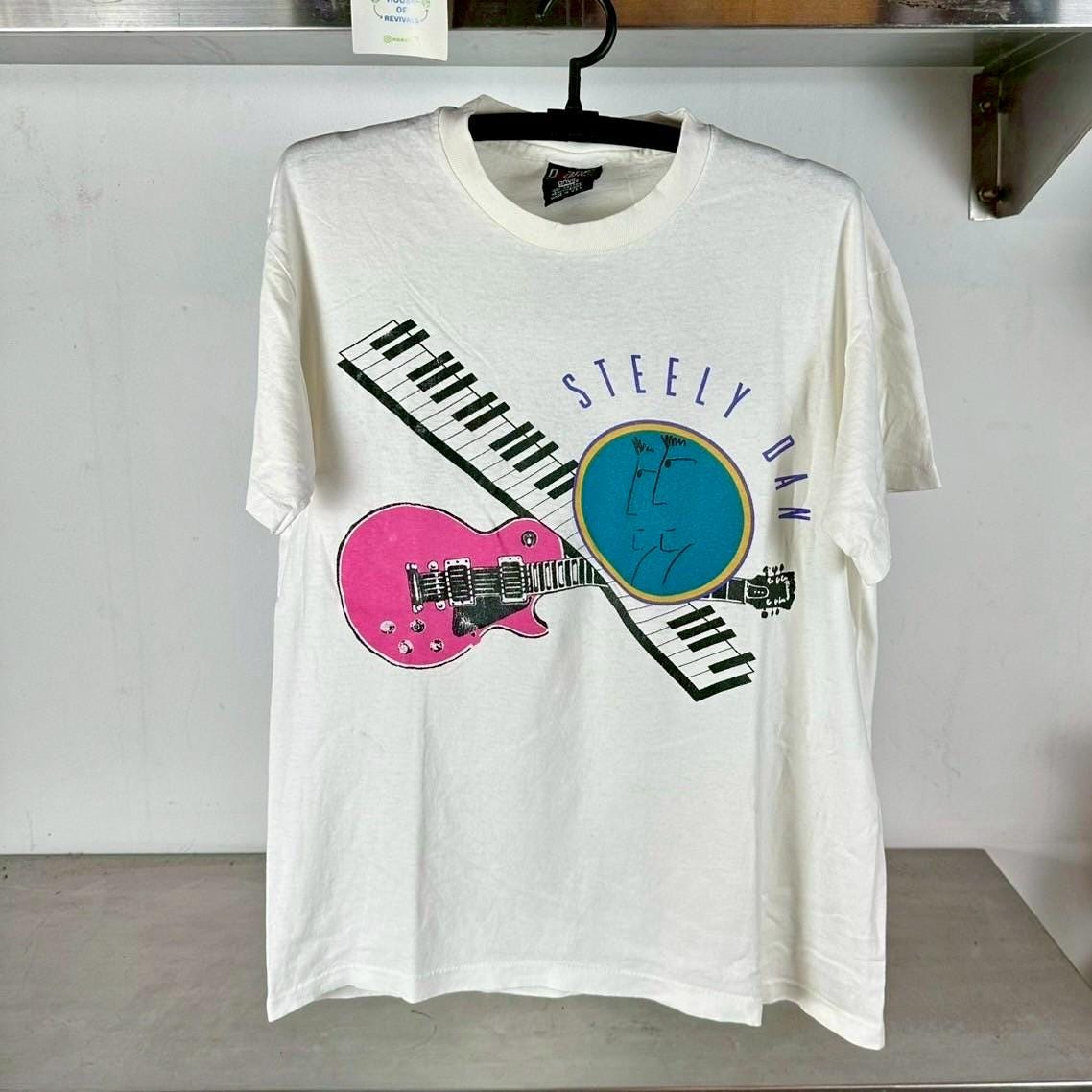 Vintage 90s Steely Dan Sue Me If I Play Too Long Band Giant Tag L single stitch T shirt Vintage Band shirt Vintage Band Tee Music Tshirt Graphic Tee – Soft Feel · Must-Have Style