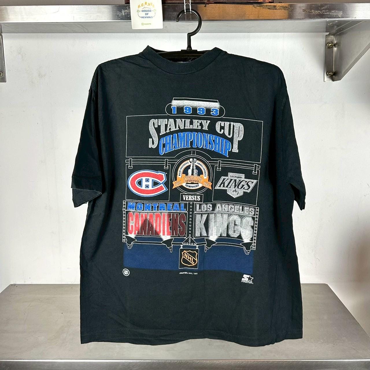 Vintage 1993 NHL Stanley Cup Montreal Canadiens VS LA Kings xl single stitch T shirt Graphic Tee – Soft Feel · Perfect For Daily Wear