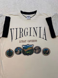 Vintage 1990s 90s Luray Caverns Virginia Shenandoah Mountains Promo T Shirt M Graphic Tee – Bold Style · High-Quality Print