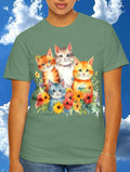 Cat Lover39s T Shirt Floral Cat Tee Gift for Cat Owner Unisex Graphic Shirt Cute Cat Apparel Animal Lover Gift Pet Lover Shirt Cat Mom Graphic Tee – Fan Favorite · Trending Graphic Apparel