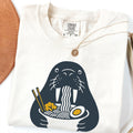 ramen t shirt Funny Walrus Eating Ramen Unisex Tee Cute Animal Lover Gift for Foodies Men Women Graphic Tee – Fan Favorite · Must-Have Style