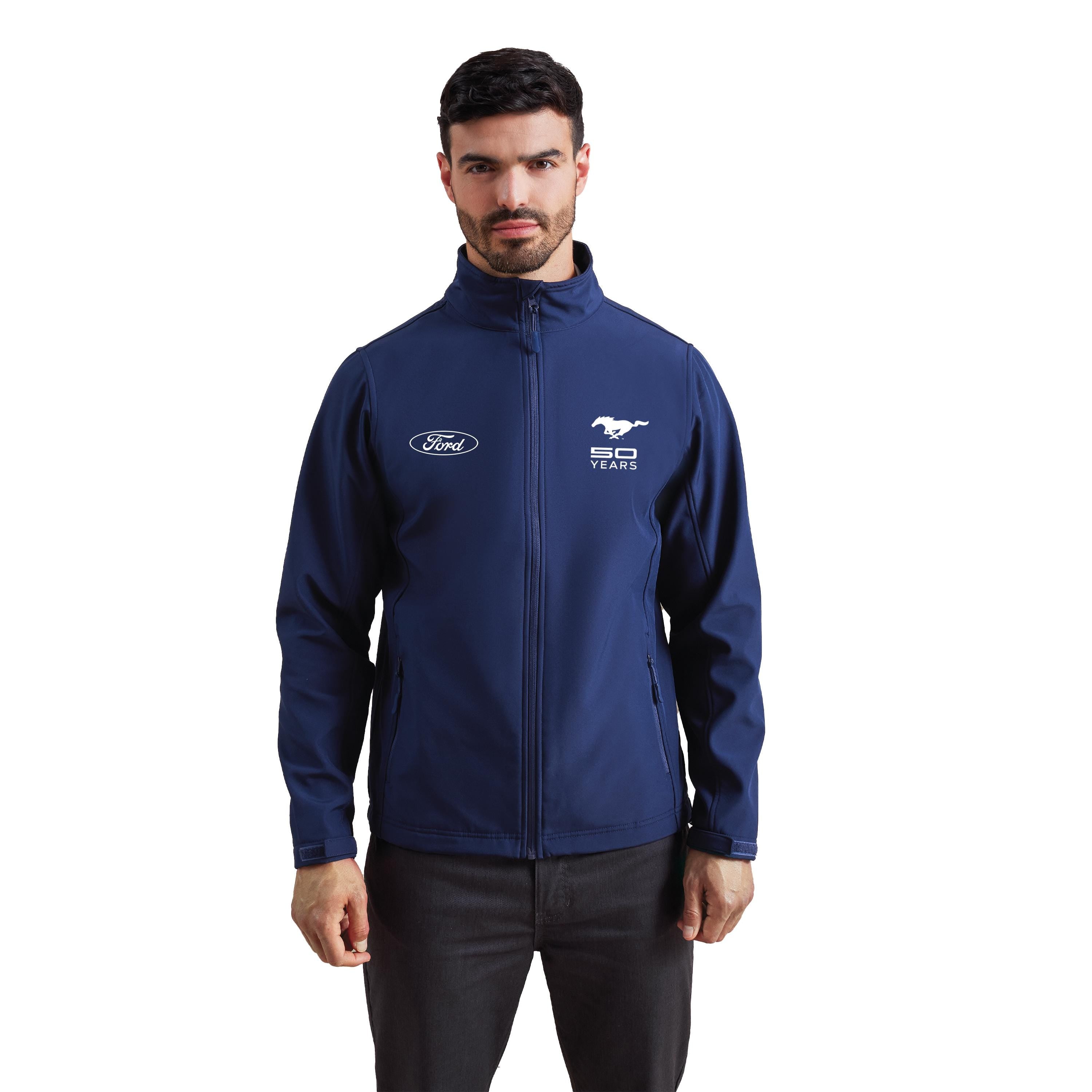 Ford Mustang 50 Years Jubilee Softshell Racing Jacket Graphic Tee – Cozy Vibes · Top Pick For Any Outfit