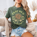 Pray On It Pray Over It Pray Through It Christian Prayer Shirt Flower Tee Vintage Bible Verse Faith Religious Gift Graphic Tee – Warm & Stylish · Must-Have Style