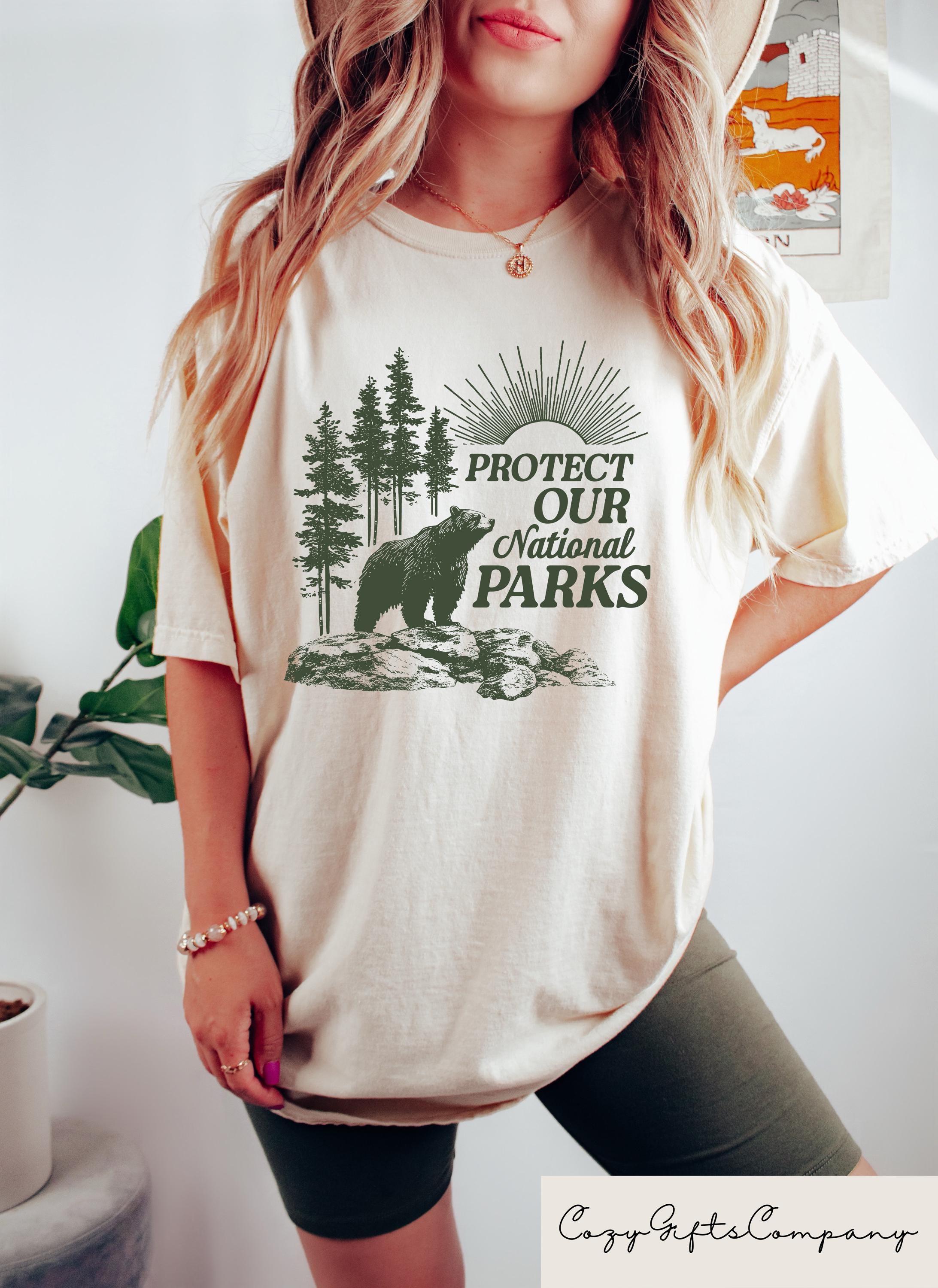 Protect Our National Parks Shirt Subtle Anti Trump T shirt Anti Elon Musk Sweatshirt Democrat Woman Gift Liberal Leftist Crewneck Sweatshirt – Fan Favorite · Must-Have Style