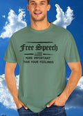 Freedom Speech Tee Political Unisex Shirt Vintage Style Graphic Tee Patriotic Shirt Casual Tee First Amendment Gift Graphic Tee – Aesthetic Look · Top Pick For Any Outfit