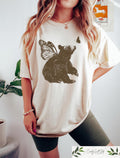 Bear Butterfly Shirt Retro Comfort Butterfly T shirt Funny Bear Sweatshirt Cute Butterfly Tee Aesthetic Woman Gift Adult Humor Outfit Sweatshirt – Aesthetic Look · Great Gift For Fans