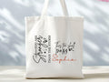 Stronger Than The Storm Tote Bag Feminist Gift Strong Women Bag Inspirational Gift Positive Quote Gift for Women Motivational Gift Tote Bag – Premium Graphic · High-Quality Print