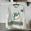 Vintage 1994 Miami Dolphins All Over Print NFL XL Sweatshirt Vintage Miami Dolphins Tshirt Vintage NFl Tshirt Sports Tshirt Sweatshirt – Warm & Stylish · Must-Have Style