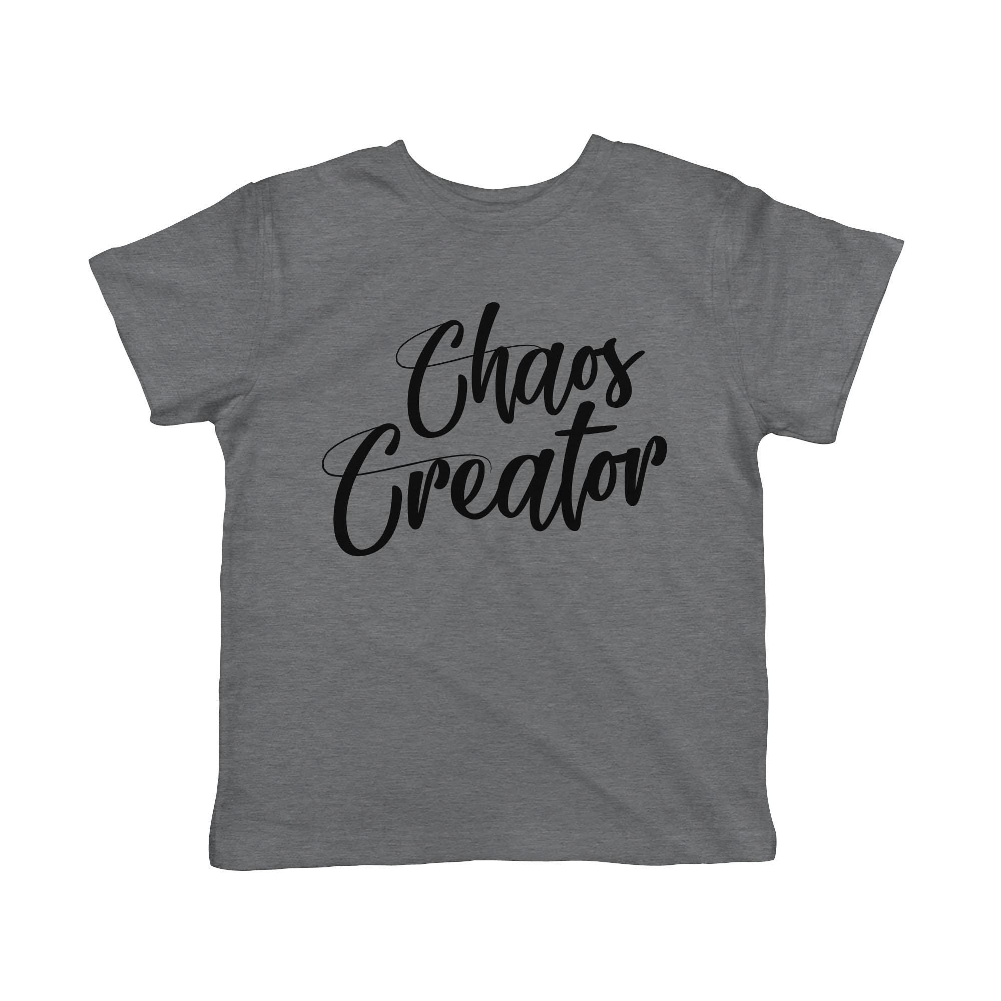 Funny Kids Clothes Funny Toddler Shirts Auntie Gift For Toddler Kids Shirts Funny Quotes Toddler Shirts Chaos Creator Chaos Toddler Graphic Tee – Bold Style · Trending Graphic Apparel