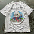 Vintage Rare 90s The Perfect Man Humpty Dumpty Funny Shirt Graphic Tee – Easygoing Wear · Perfect For Daily Wear