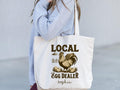 Local Egg Dealer Tote Bag Chicken Eggs Tote Local Egg Dealer Tote Chicken Lady Bag Chicken Lover ToteCute Chicken BagHappy Easter Gift Tote Bag – Cozy Vibes · Must-Have Style