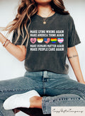 Make Lying Wrong Again T shirt Human Rights Apparel Sarcastic Woman Sweatshirt Political Shirt Political Humor Gift Bold Statement Tee Sweatshirt – Easygoing Wear · Great Gift For Fans