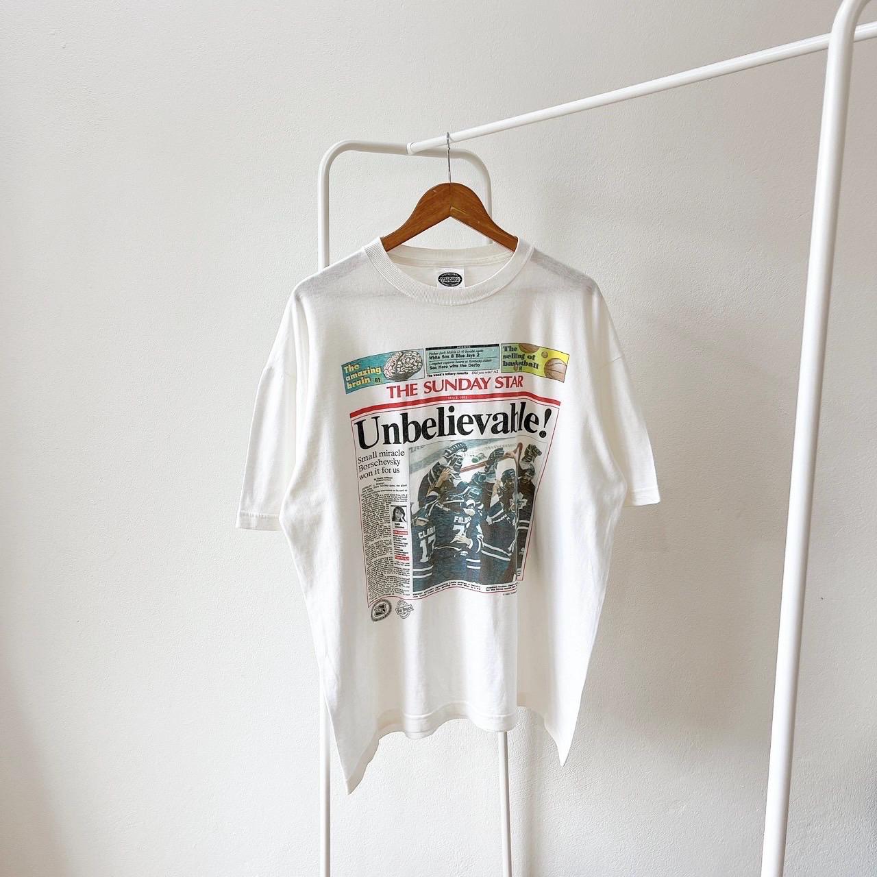 Vintage 90s Toronto Blue jays 1993 MLB baseball Newspaper vintage Standard white t shirt XL Graphic Tee – Premium Graphic · Great Gift For Fans