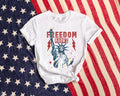 Freedom Rocks Shirt 4th Of July Shirt Freedom Shirt Independence Day Gift Patriotic Shirt Patriotic Family Tees Memorial Day Gift Graphic Tee – Soft Feel · Perfect For Daily Wear