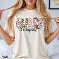 Orthopedic Nurse Shirt Ortho RN Tee Orthopedics Western T Shirt Cowgirl Retro Flowers Bone Medical Tshirt Crew Gift Graphic Tee – Fan Favorite · High-Quality Print