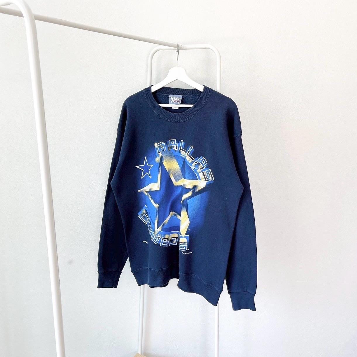 Vintage 90s Dallas Cowboys NFL football 1995 vintage Lee sport blue sweatshirt L Sweatshirt – Cozy Vibes · Top Pick For Any Outfit