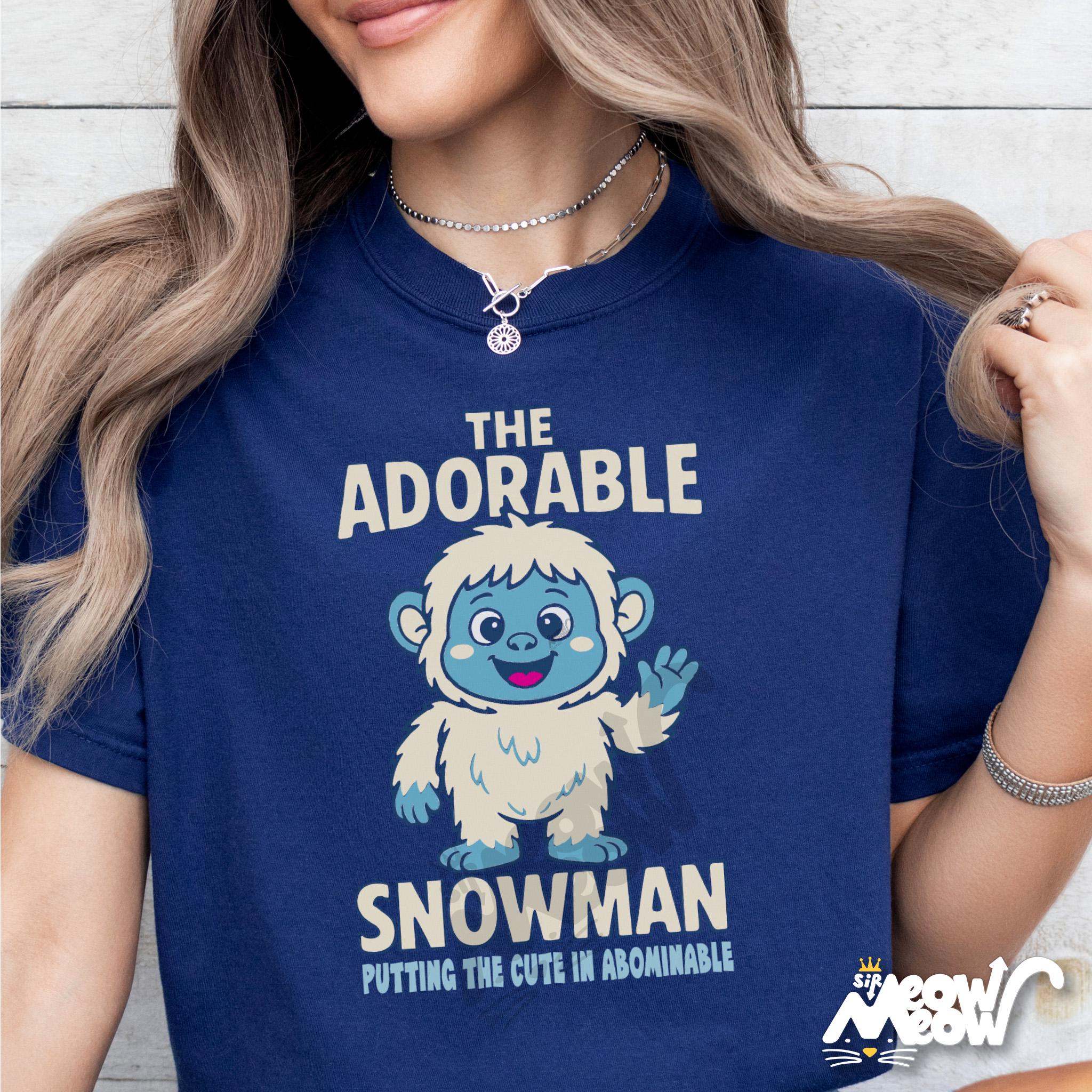 Adorable Snowman Shirt Cute Yeti Tee Funny Abominable Snowman Shirt Cryptid T Shirt Winter Mythical Creature Tee Kawaii Sasquatch Gift Graphic Tee – Feel-Good Design · Trending Graphic Apparel