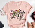 Grow In Grace Shirt Grace Shirt Christian Shirt Bible Verse Shirt Bible Verse Gift Shirt Graphic Tee – Cozy Vibes · Must-Have Style