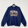 Vintage Outdoor Outfitters Sweatshirt Ducks Crewneck Deer Sweater Pullover National Wildlife Ducks Unlimited Print Logo Blue Medium Sweatshirt – Bold Style · Trending Graphic Apparel