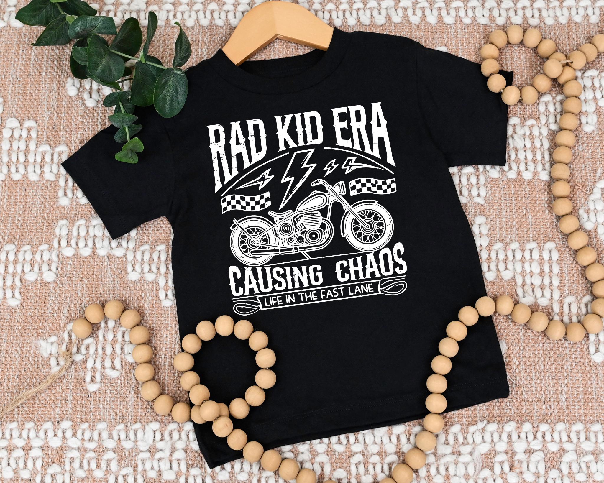 Rad Kid Era Shirt Boys Motorcycle Shirt Toddler Boy ShirtBirthday Gift for SonFunny Boy Shirt Funny Kids shirt Cute toddler shirttee Graphic Tee – Fan Favorite · Top Pick For Any Outfit