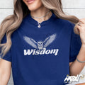 Wisdom Owl Shirt Vintage Style Owl T Shirt Wise Owl Graphic Tee Hand Drawn Barn Owl Shirt Inspirational Animal Gift Tee Graphic Tee – Fan Favorite · High-Quality Print