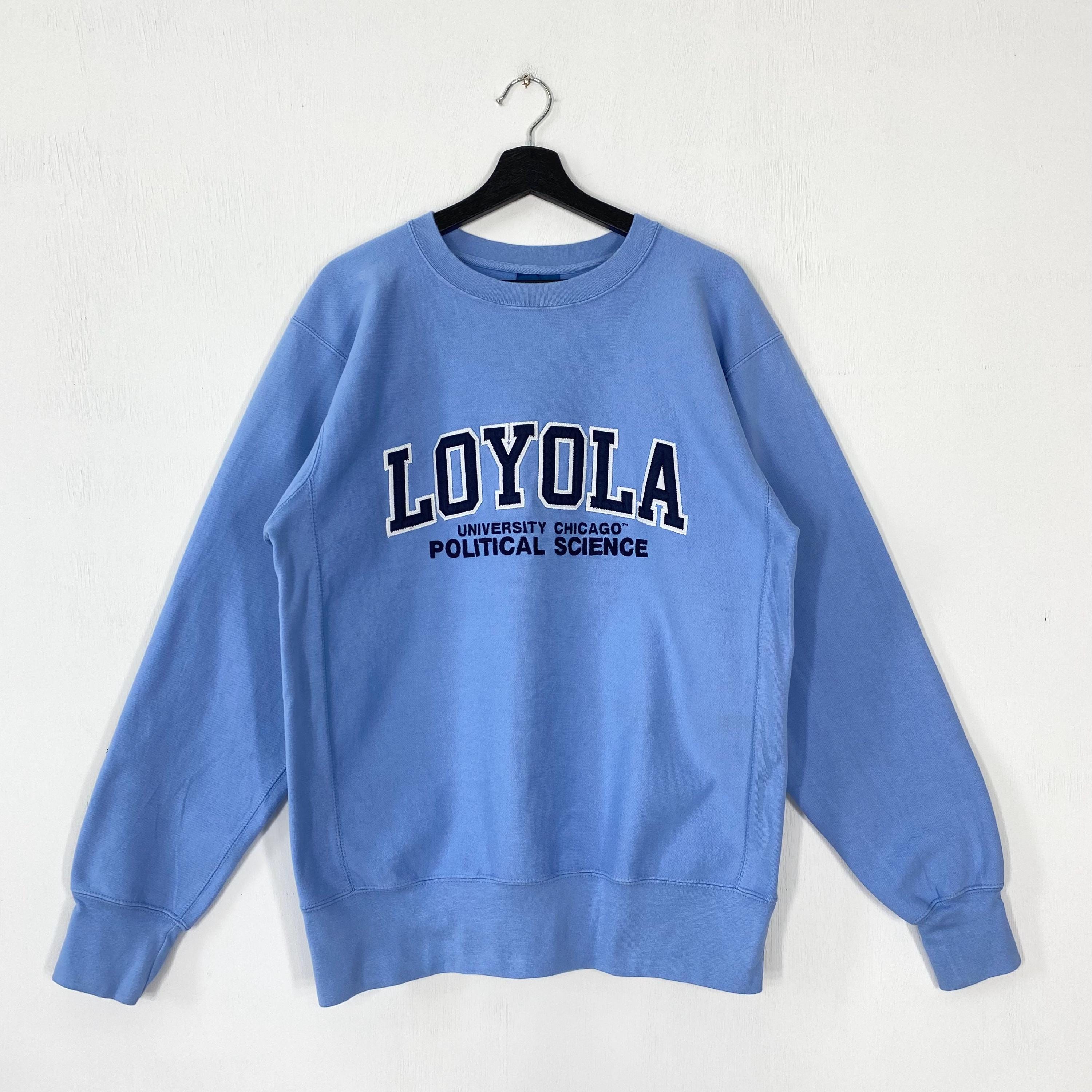 Vintage Loyola University Sweatshirt Loyola University Crewneck Loyola Sweater Pullover Loyola Ramblers Embroidered Logo Blue Medium Sweatshirt – Bold Style · Perfect For Daily Wear