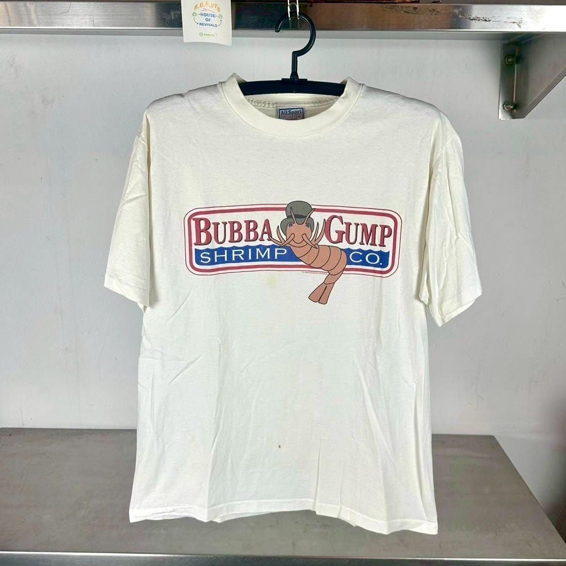 Vintage 1994 Bubba Gump Shrimp Forrest Gump Large Single Stitch T shirt Vintage Movie Tshirt Vintage Film Tshirt Graphic Tee – Bold Style · Great Gift For Fans