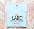 Retro Lake Life Shirt Tee Minimal Abstract Lake Life TShirt Perfect Vacation Shirt or Lake Lover Gift Graphic Tee – Aesthetic Look · Trending Graphic Apparel
