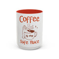 Sloth Coffee Mug Safe Place for Your Caffeine Fix Fun Gift for Coffee Lovers Home Office Accessory Cute Ceramic Cup Cozy Mug Graphic Tee – Bold Style · High-Quality Print