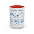 Cute Coffee Addiction Mug Maybe coffee is addicted to me Gift for Coffee Lovers Unique Kitchen Decor Gift for Her Whimsical Drinkware Graphic Tee – Bold Style · Great Gift For Fans