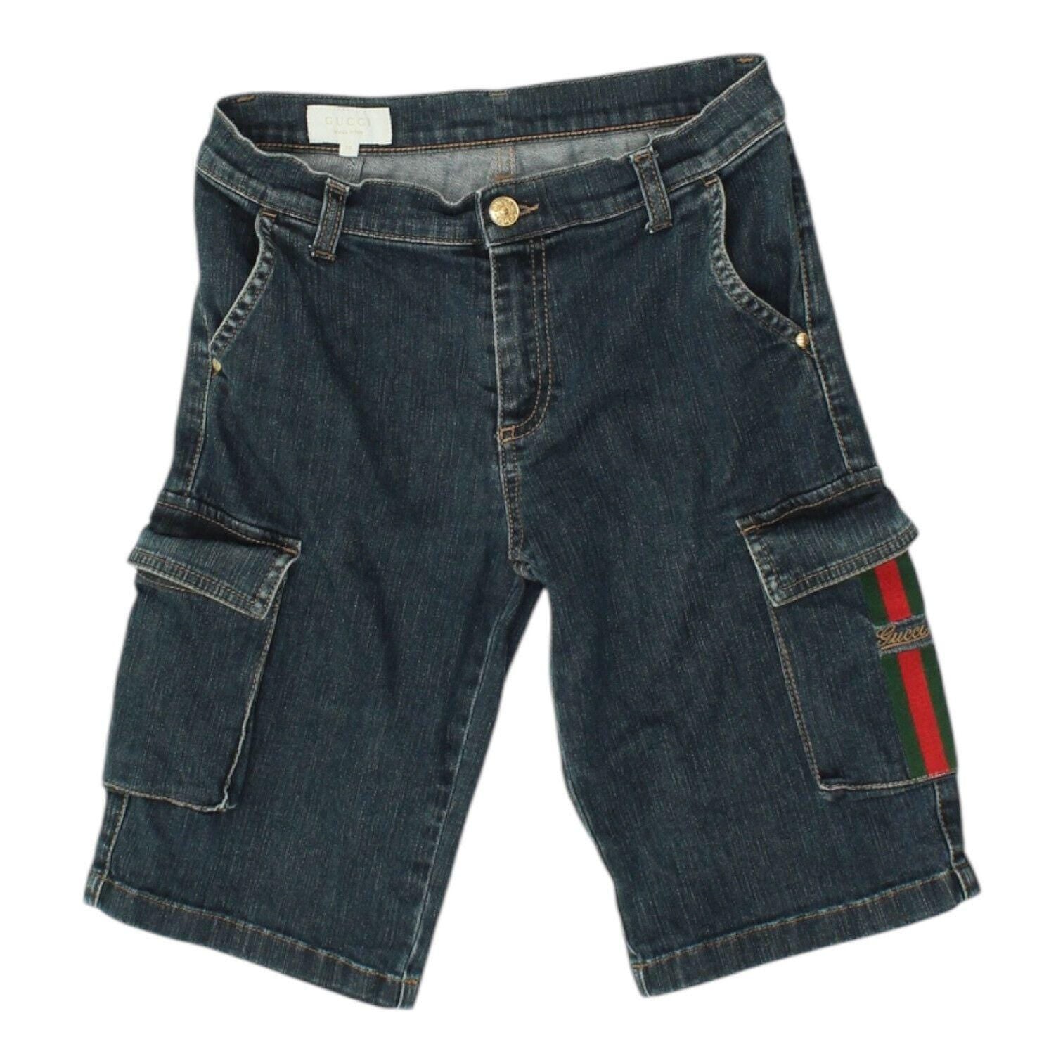 Gucci Kids Denim Shorts Vintage Boys Blue High End Designer Casual Summer Graphic Tee – Soft Feel · Trending Graphic Apparel