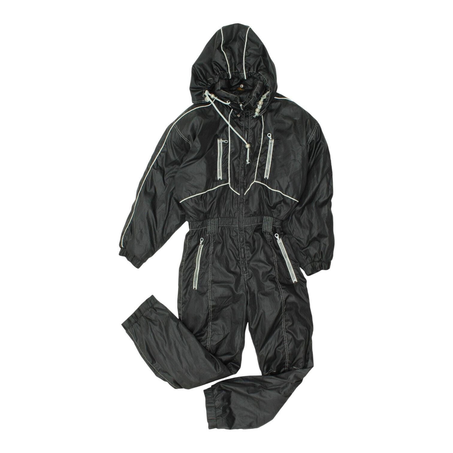 Capt Cook Ski Suit Vintage Womens Black Skiing Winter Sportswear Snowsuit VTG Graphic Tee – Aesthetic Look · Must-Have Style