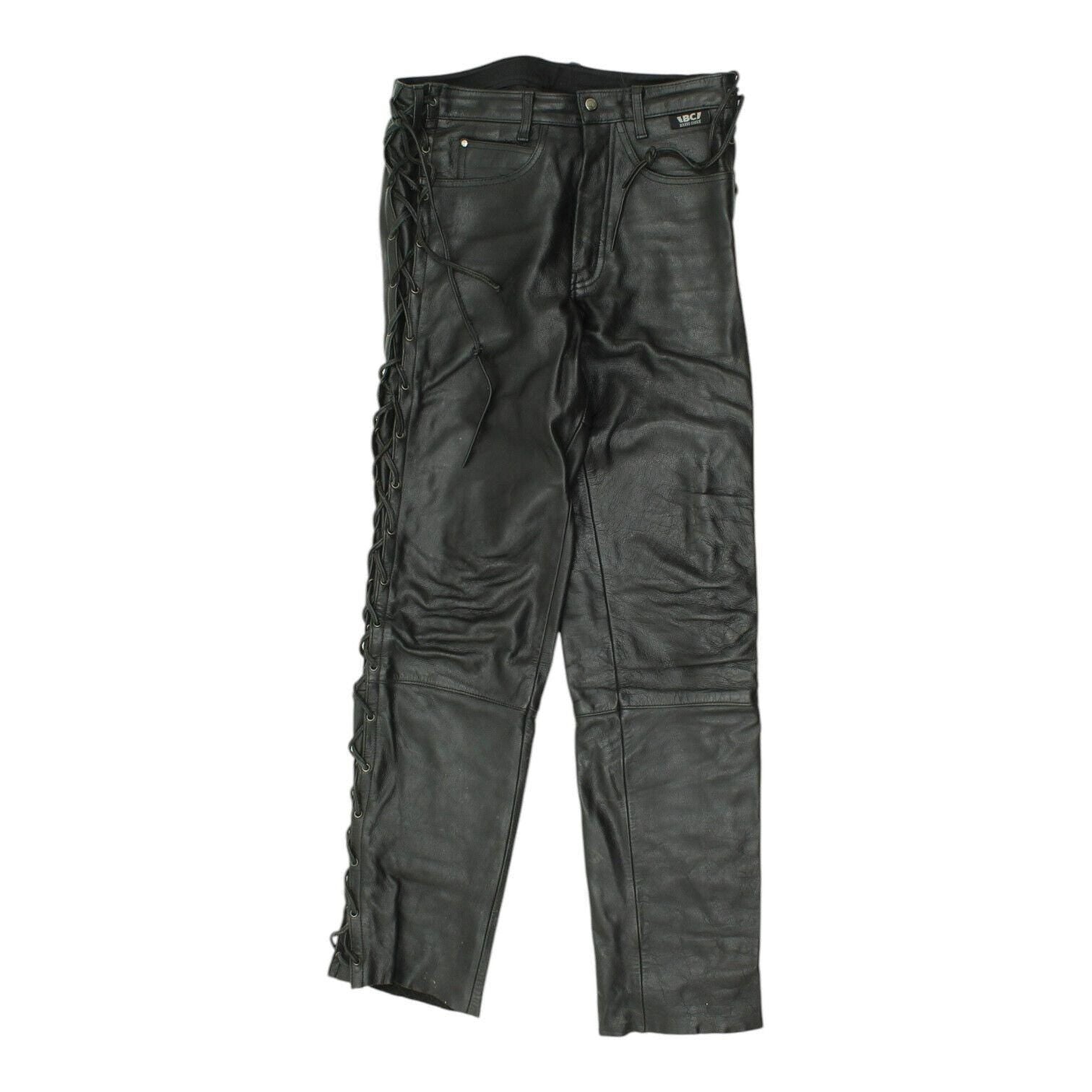 Bikers Choice Motorcycle Trousers Mens Black Leather Motorbike Biker Pants Graphic Tee – Cozy Vibes · High-Quality Print