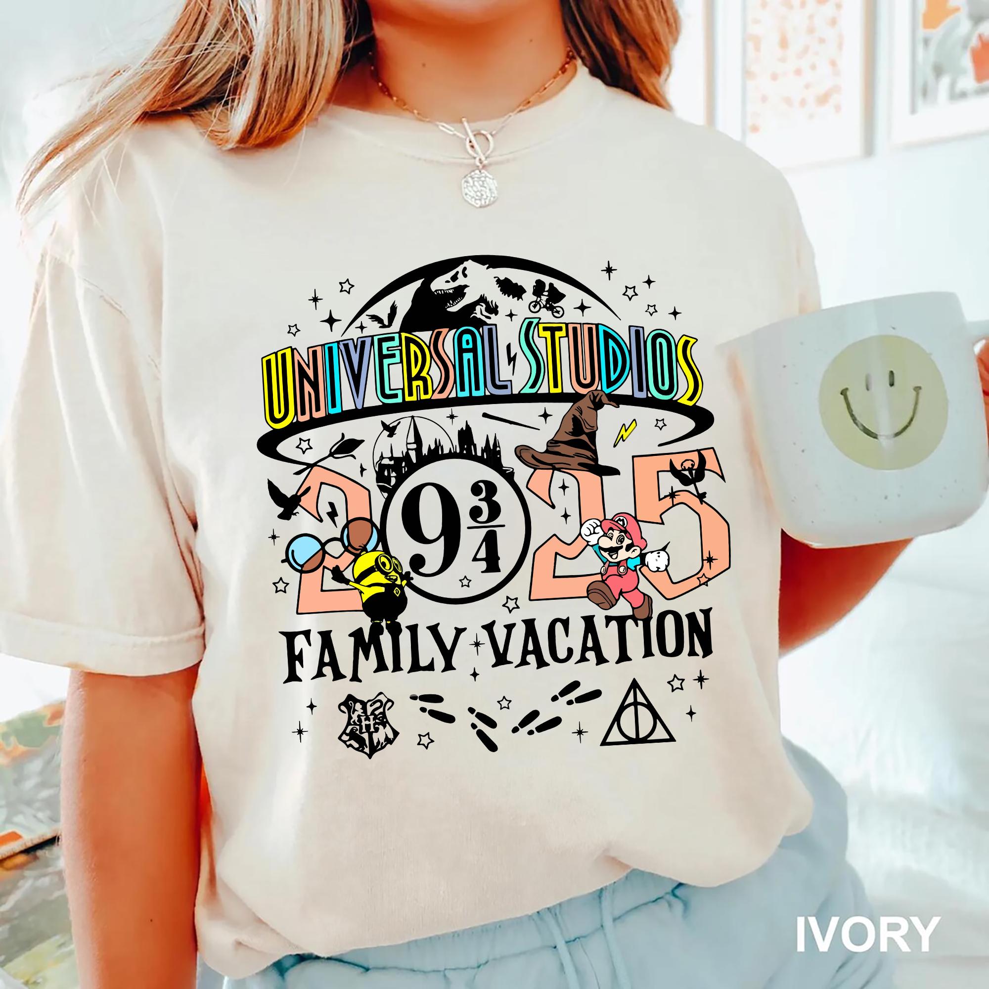 Universal Studios Family Vacation Shirt 2025 Matching Family Trip Tee Universal Orlando Group Shirt Family Theme Park Custom Vacation Tshirt Graphic Tee – Bold Style · Great Gift For Fans